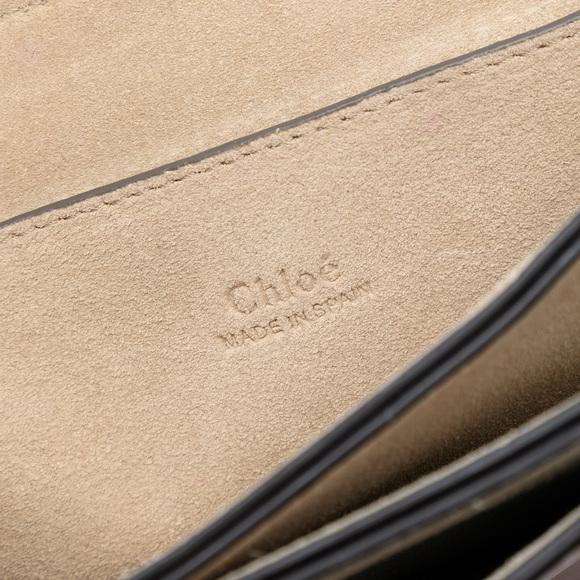 Pre-Loved Chloé Small Suede and Calfskin Faye Crossbody - Picture 5 of 7